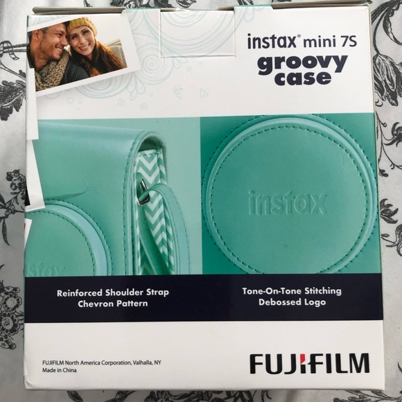 New fujifilm Instax mini 7S blue and white groovy case - Picture 3 of 3